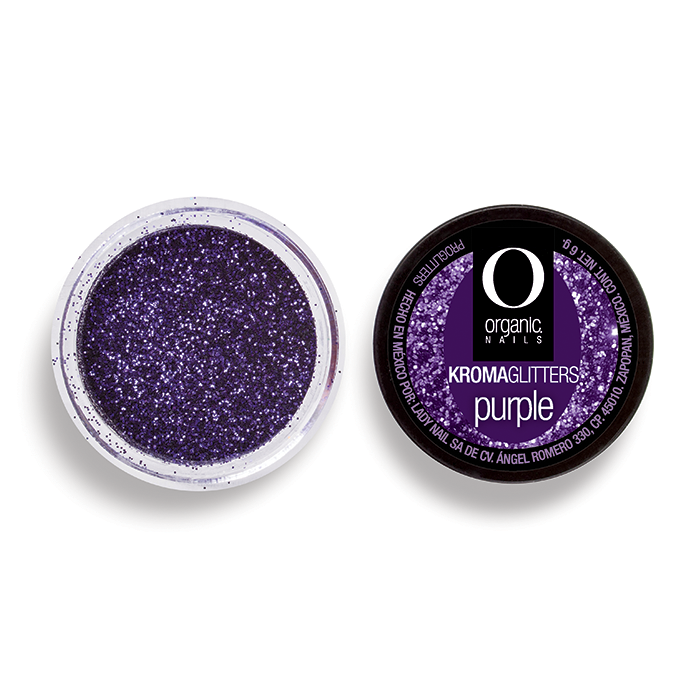 Kromaglitter Organic Nails Purple 6 g