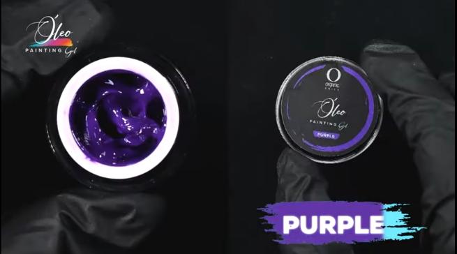 Óleo Painting Purple